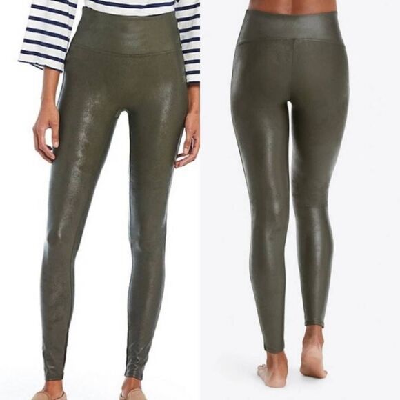 Spanx Faux Leather olive M - Picture 2 of 11